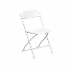 Slim Folding Chair Rental (space savers)