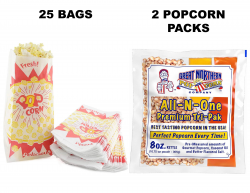 Popcorn supply bundle (25 serv.)