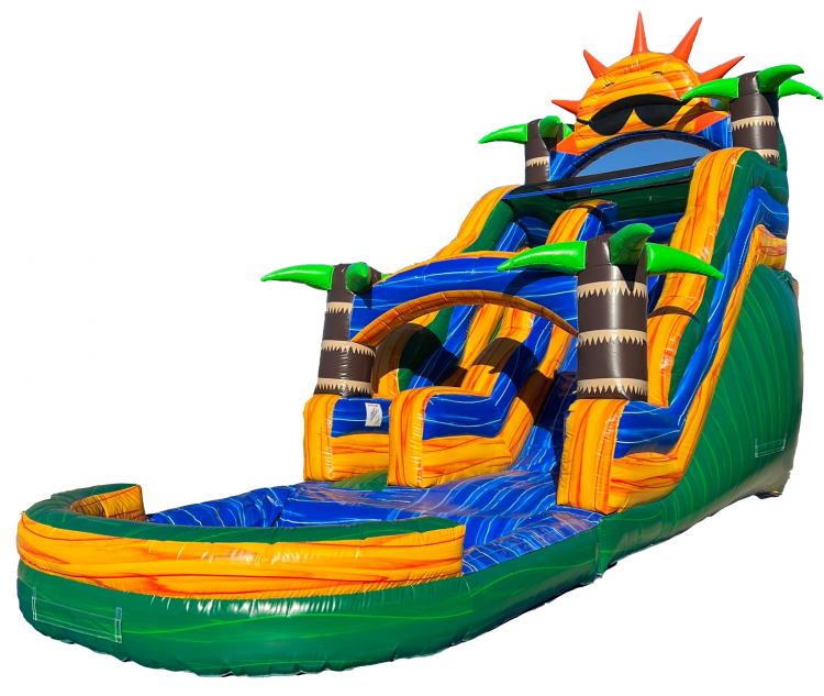 18' Sunshine Paradise Water Slide