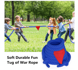 Soft durable 1730319474 Tug of War Rope 65 ft