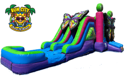 3D Butterfly Dual Lane with pool (Wet Only)