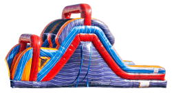 slide 01 wht 1757035433 16 FT tall Marble Mania Run Dual Lane dry slide