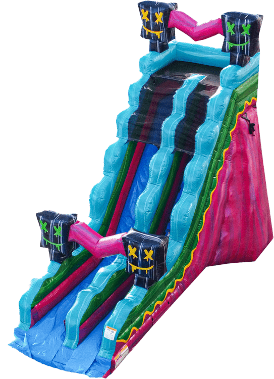 20' Game Over Dry Slide (no pool)