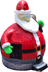 Santa side wht 1762537512 Santa Bounce House