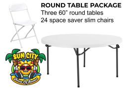 60 Round Table Package