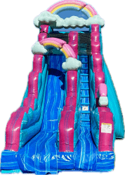 Subject 1769470699 20' I'mperfectly Rainbow dry slide