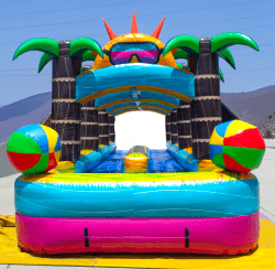 Beach Party Dual Lane Slip n Slide full pool view 1769572685 Beach Party Dual Lane Slip n Slide