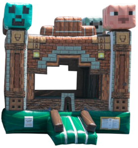 Colorful inflatable setup for Bounce House Rentals in Magnolia TX featuring clean, state-inspected party equipment for backyard events