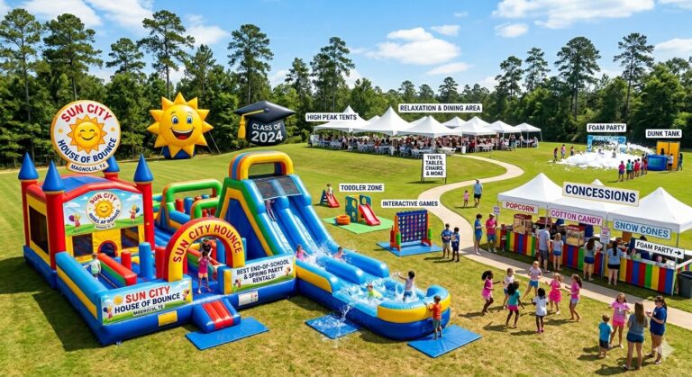 Best End-of-School and Spring Party Rentals in Magnolia, TX