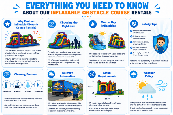 inflatable obstacle course rentals in magnolia tx